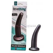 Анальная втулка plug nozzle с зауженным кончиком черного цвета
