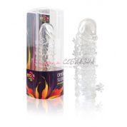 Насадка закрытая crystal sleeve рельефная