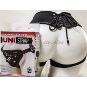 Трусики «Harness uni strap» с корсетом с открытой попой