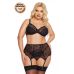 Комплект SoftLine Collection DOLORES в сочетании с кружевом черного цвета Комплект SoftLine Collection DOLORES в сочетании с кружевом черного цвета