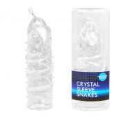Насадка закрытая crystal sleeve snakes в форме змеи